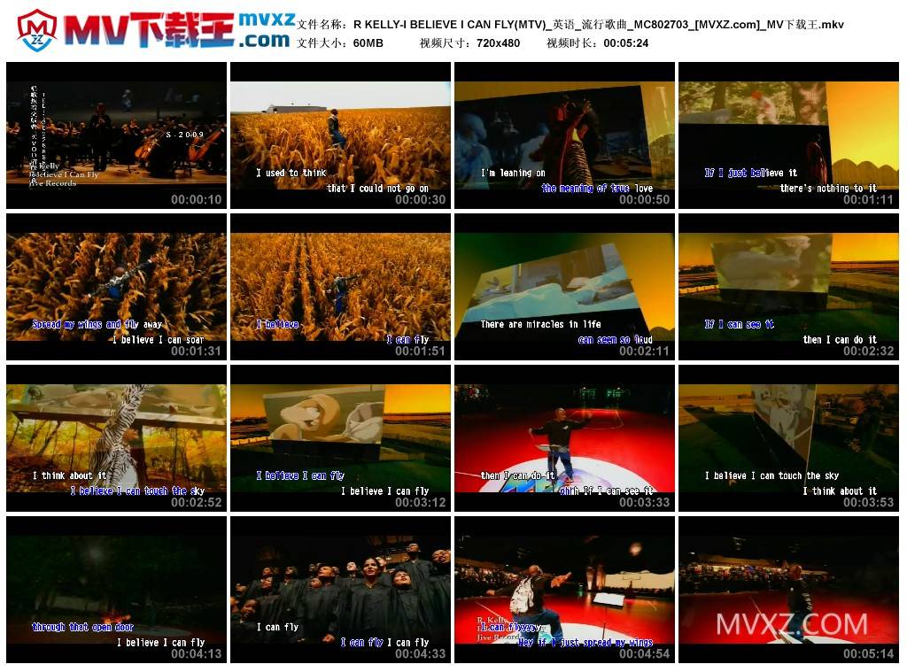 R KELLY-I BELIEVE I CAN FLY(MTV)_英语_流行歌曲_MC802703